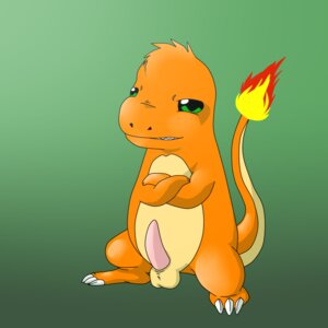 Rating: Explicit Score: 0 Tags: 1:1 balls charmander crossed_arms e621 erection fire flaming_tail generation_1_pokemon genitals gradient_background green_background male murderous nintendo nude orange_body orange_skin penis pokemon pokemon_(species) reptile scalie simple_background solo tail User: bunchy7s