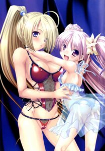 Rating: Explicit Score: 0 Tags: 2girls blonde_hair breasts female multiple_females multiple_girls nipple_slip panties pink_hair rule34 underwear User: bunchy7s