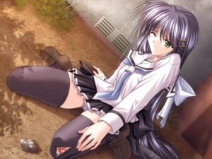 Rating: Questionable Score: 0 Tags: black_hair black_legwear black_thighhighs blouse bow female game_cg hair_ornament hairbow hairclip injury izumo izumo_2 kneeling long_hair neckerchief panties pleated_skirt rule34 school_uniform schoolgirl seifuku serafuku shiratori_kotono shoes skirt solo studio_ego thighhighs underwear very_long_hair white_panties wince yamamoto_kazue User: bunchy7s