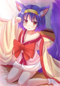 Rating: Safe Score: 0 Tags: :q animal_humanoid asian_clothing blush clothing e621 east_asian_clothing female hair hatsuse_izuna hi_res humanoid japanese_clothing kazenokaze kimono kneeling looking_at_viewer looking_back mammal no_game_no_life purple_hair solo tongue tongue_out yellow_eyes User: bunchy7s