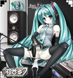 Rating: Explicit Score: 0 Tags: 1girl aqua_eyes aqua_hair bar_censor bare_shoulders blush bondage censored detached_sleeves female female_masturbation green_eyes green_hair hatsune_miku headphones highres hypnotic-trance legs long_hair masturbation microphone microphone_stand nail_polish necktie pale_skin panties panty_pull pussy pussy_juice pussy_juice_trail rope rule34 side-tie_panties sitting skirt solo spread_legs spring_onion thighhighs tie tied_hair twintails underwear upskirt very_long_hair vocaloid User: bunchy7s