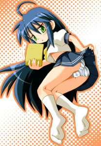 Rating: Questionable Score: 0 Tags: ass blue_and_white_panties blue_hair blue_skirt cameltoe female green_eyes konata_izumi lucky_star panties pussy rule34 ryouou_school_uniform skirt_lift socks striped_panties upskirt white_socks User: bunchy7s