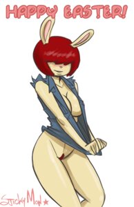 Rating: Explicit Score: 0 Tags: anthro arthur_(series) blush bob_cut bunny easter english_text female furry jean_vest molly_macdonald red_hair rule34 short_hair stickymon white_background User: bunchy7s