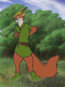 Rating: Safe Score: 0 Tags: 3:4 anthro biped bycocket canid canine clothing disney e621 footwear fox fur hat headgear headwear loose_feather male mammal plant red_fox robin_hood robin_hood_(disney) shanegdraco shoes smile solo toony tree true_fox User: bunchy7s