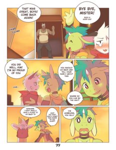 Rating: Questionable Score: 0 Tags: anthro canid canine canis comic d: dialogue digital_media_(artwork) domestic_cat e621 english_text fair_trade felid feline felis kim_(powfooo) lime_(unigan) male mammal powfooo sad scalie sunset text unigan wolf User: bunchy7s