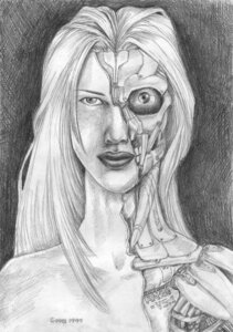 Rating: Questionable Score: 0 Tags: 1999 android bust_portrait cheek_window disfigured e621 exposed_endoskeleton female graphite_(artwork) greyscale humanoid looking_at_viewer machine monochrome not_furry portrait robot robotic_reveal science_fiction signature solo traditional_media_(artwork) unknown_artist unknown_artist_signature User: bunchy7s Rating: Questionable Score: 0 Tags: 1999 android bust_portrait cheek_window disfigured e621 exposed_endoskeleton female graphite_(artwork) greyscale humanoid looking_at_viewer machine monochrome not_furry portrait robot robotic_reveal science_fiction signature solo traditional_media_(artwork) unknown_artist unknown_artist_signature User: bunchy7s