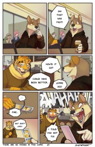 Rating: Safe Score: 0 Tags: 2014 anthro black_clothing black_nose black_topwear blush bodily_fluids brandon_(sefeiren) brown_body brown_clothing brown_eyes brown_fur brown_topwear cafe canid canine canis chair chalkboard claws clothed clothing coffee_shop comic conditional_dnp container countershade_face countershading crying cup dialogue display_case duo_focus e621 english_text eyebrows eyewear felid feline felis fox front_view fully_clothed fur furniture gaping_mouth gesture glasses grey_body grey_fur group hand_gesture holding_container holding_cup holding_object hoodie information_board inside jacket jeremy_(sefeiren) laugh looking_aside lynx male mall mammal mephitid multicolored_body multicolored_fur mustelid open_mouth open_smile orange_body orange_fur orange_tail otter pantherine photo pink_body pink_fur pink_nose pointing scarf sefeiren sitting skunk smile speech_bubble standing stripes table tail tears tears_of_joy text tiger tongue topwear two_tone_body two_tone_fur white_body white_countershading white_fur window wolf yelling User: bunchy7s