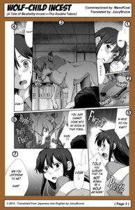 Rating: Explicit Score: 0 Tags: 2013 ame_(wolf_children) breasts brother_(lore) brother_and_sister_(lore) canid canine canis comic duo e621 english_text female feral hi_res human male mammal monochrome sibling_(lore) sister_(lore) soukosouji text wolf wolf_children yuki_(wolf_children) User: bunchy7s