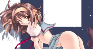 Rating: Explicit Score: 0 Tags: 1girls breasts brown_hair clothing female japotio_atori medium_breasts no_panties rule34 school_uniform seifuku serafuku short_hair skirt solo suzumiya_haruhi suzumiya_haruhi_no_yuuutsu User: bunchy7s