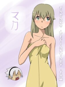 Rating: Questionable Score: 0 Tags: blonde_hair female green_eyes maka_albarn male rule34 soul_eater soul_eater_evans towel zadako User: bunchy7s