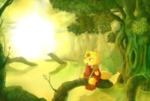 Rating: Safe Score: 0 Tags: 2008 amber_eyes amearare anthro bog canid canine clothing detailed_background e621 fox fur kemono leaf light lighting male mammal nature outside plant solo swamp tail tree wallpaper water wood yellow_body yellow_fur User: bunchy7s