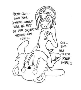 Rating: Explicit Score: 0 Tags: 1boy 1girls cowgirl_position female male meme metroid metroid_(creature) monochrome nintendo pedobear rule34 sex sketch User: bunchy7s Rating: Explicit Score: 0 Tags: 1boy 1girls cowgirl_position female male meme metroid metroid_(creature) monochrome nintendo pedobear rule34 sex sketch User: bunchy7s