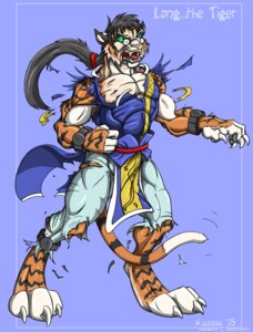Rating: Safe Score: 0 Tags: 3_toes alternate_version_at_source anthro barefoot biceps biped black-rat black_hair bloody_roar bottomwear bracelet cape claws clothing digitigrade e621 feet felid full-length_portrait fur green_eyes grey_nose growth hair handpaw human jewelry konami legband long_hair long_the_tiger male mammal multicolored_body multicolored_fur muscle_growth muscular muscular_anthro muscular_male open_mouth orange_body orange_fur pantherine pants paws pecs portrait sharp_teeth shirt solo standing striped_body striped_fur stripes tail teeth tiger toe_claws toes topwear torn_clothing transformation werecreature werefelid werepantherine weretiger white_body white_fur User: bunchy7s