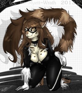 Rating: Safe Score: 0 Tags: anthro breasts brown_eyes clothing collar cosplay costume domestic_cat e621 felid feline felis female fluffy fluffy_tail looking_at_viewer mammal myett-wrath smile solo tail User: bunchy7s