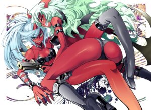 Rating: Questionable Score: 0 Tags: 5_fingers big_breasts big_hair black_clothing black_legwear blue_hair boots bra bracelet breasts bun-o butt clothed clothing collar colored_nails demon double_gold_lacytanga double_gold_spandex duo e621 eyebrows eyelashes eyewear fangs female female/female fingers footwear gainax glasses green_eyes green_hair grin gun hair high_heeled_boots high_heels horn human humanoid humanoid_on_humanoid incest_(lore) jewelry knee_boots knee_highs kneesocks_daemon lacing legwear long_hair looking_at_viewer looking_back mammal melee_weapon membrane_(anatomy) membranous_wings monster monster_girl_(genre) multicolored_eyes nails not_furry panty_and_stocking_with_garterbelt polearm ponytail pumps ranged_weapon rear_view red_body red_skin scanty_daemon scythe semi-rimless_eyewear shoes sibling_(lore) side_boob simple_background sister_(lore) sisters_(lore) skimpy smile socks spiked_boots spiked_bracelet spiked_clothing spiked_footwear spikes stiletto_heels studs teeth thigh_highs thigh_socks translucent translucent_hair under-rim_eyewear underwear weapon white_background wings yellow_eyes User: bunchy7s