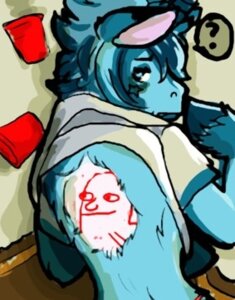 Rating: Safe Score: 0 Tags: anthro dickbutt dylan_(the_worst_unicorn) e621 equid equine horn low_res male mammal meme mythological_creature mythological_equine mythology question_mark solo the_worst_unicorn unicorn User: bunchy7s