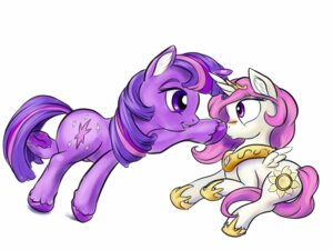 Rating: Safe Score: 0 Tags: 2014 4:3 blush boop crown cutie_mark digital_media_(artwork) duo e621 equid equine feathered_wings feathers female feral friendship_is_magic fur gold_(metal) hair hasbro headgear horn jewelry mammal multicolored_hair my_little_pony mythological_creature mythological_equine mythology necklace pink_hair princess_celestia_(mlp) purple_body purple_eyes purple_fur purple_hair simple_background twilight_sparkle_(mlp) two_tone_hair unicorn viwrastupr white_background winged_unicorn wings young User: bunchy7s