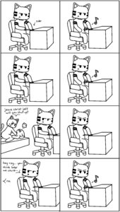 Rating: Explicit Score: 0 Tags: 2013 ambiguous_gender anthro black_and_white border bored comic cowgirl_position dialogue digital_media_(artwork) domestic_cat e621 english_text felid feline felis from_front_position group hi_res jaguar jeff_(pronista) male male/ambiguous mammal monochrome musical_note musical_symbol on_bottom on_top pantherine pronista ruler sam_(pronista) sex straddling symbol text white_border User: bunchy7s