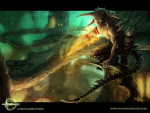 Rating: Safe Score: 0 Tags: 2008 4:3 5_fingers armor black_bars clothed clothing crouching demon e621 fingers flagship_studios glowing glowing_eyes hellgate_london horn humanoid magic magic_user male outside plant solo text topless tree url white_eyes winona_nelson User: bunchy7s