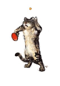 Rating: Safe Score: 0 Tags: 2012 ambiguous_gender ball digitigrade domestic_cat e621 felid feline felis feral holding_object mammal nude quadruped racoonwolf serve simple_background solo sport tabby_cat table_tennis table_tennis_ball table_tennis_paddle tail white_background User: bunchy7s