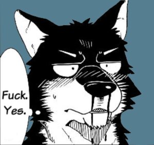 Rating: Questionable Score: 0 Tags: 2013 anime_nosebleed anthro black_and_white black_body black_fur black_nose blood blush bodily_fluids bust_portrait canid canine canis dialogue domestic_dog e621 english_text fuck.yes. fur grandfathered_content icon kumagaya_shin kuro_(kumagaya_shin) low_res male mammal meme monochrome nosebleed portrait profanity reaction_image simple_background solo text third-party_edit thought_bubble white_body white_fur User: bunchy7s
