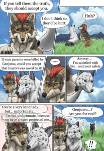 Rating: Safe Score: 0 Tags: canid canine canis comic dershaltie dialogue domestic_dog duo_focus e621 english_text feral fox fur group hiroyuki_setogawa izuna japanese male mammal oto quadruped spiritual_stones tail takeru text wolf User: bunchy7s