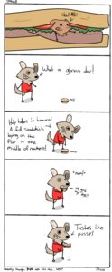 Rating: Explicit Score: 0 Tags: 2010 :d anthro bent_over black_eyes blood blood_drip blood_spatter bodily_fluids bread brown_body brown_fur canid canine canis comic death dialogue dipstick_ears domestic_dog dot_eyes dripping duo e621 ear_markings eating english_text extreme_size_difference feet_first food fruit fur half-closed_eyes hard_vore hi_res holding_food holding_object humor jinxed jjiinx_(character) lettuce male mammal markings meat micro multicolored_ears narrowed_eyes nom open_mouth pink_nose plant sandwich_(food) scared simple_background simple_eyes size_difference smile standing syynx tail tan_body tan_fur text tomato vegetable vore what white_background User: bunchy7s