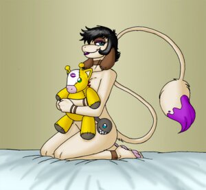 Rating: Questionable Score: 0 Tags: anthro bed black_hair convenient_censorship crovirus e621 female furniture generation_2_pokemon hair lilith_(crovirus) lipstick long_tail looking_at_viewer makeup nintendo plushie pokemon pokemon_(species) sitting smeargle solo tail User: bunchy7s