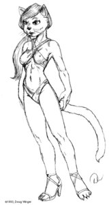 Rating: Safe Score: 0 Tags: 1993 anthro biped clothed clothing domestic_cat doug_winger e621 felid feline felis female footwear front_view fur hair high_heels long_hair mammal monochrome nipple_outline ponytail shoes simple_background sketch skimpy solo standing tail whiskers white_background User: bunchy7s Rating: Safe Score: 0 Tags: 1993 anthro biped clothed clothing domestic_cat doug_winger e621 felid feline felis female footwear front_view fur hair high_heels long_hair mammal monochrome nipple_outline ponytail shoes simple_background sketch skimpy solo standing tail whiskers white_background User: bunchy7s