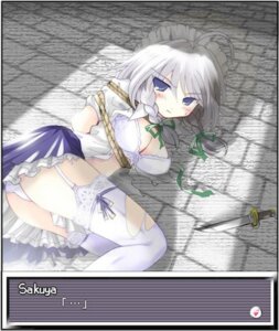 Rating: Explicit Score: 0 Tags: blush bra braid breasts female knife lingerie maid ribbon rope rule34 sakuya_izayoi short_hair silver_hair throwing_knife touhou twin_braids underwear weapon User: bunchy7s Rating: Explicit Score: 0 Tags: blush bra braid breasts female knife lingerie maid ribbon rope rule34 sakuya_izayoi short_hair silver_hair throwing_knife touhou twin_braids underwear weapon User: bunchy7s
