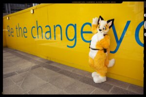 Rating: Safe Score: 0 Tags: anthro blue_eyes canid canine clothing costume e621 fanny_pack female fox fursuit grandfathered_content looking_at_viewer mammal outside photography_(artwork) real sketchkat solo tail User: bunchy7s