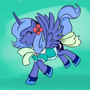 Rating: Safe Score: 0 Tags: 1:1 blue_body blue_feathers blue_hair clothing cutie_mark e621 equid equine feathered_wings feathers female feral flower friendship_is_magic hair happy hasbro hi_res horn long_hair madmax mammal my_little_pony mythological_creature mythological_equine mythology plant princess_luna_(mlp) quadruped ribbons simple_background smile solo tail winged_unicorn wings young young_feral User: bunchy7s