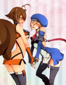 Rating: Questionable Score: 0 Tags: absolute_territory accessory animal_humanoid antenna_hair arc_system_works armwear beret black_clothing black_legwear blazblue blazblue:_continuum_shift blonde_hair blush bottomwear breasts brown_hair clothed clothing detached_sleeves duo e621 eyes_closed fangs female guilty_gear hair hand_holding happy hat headgear headwear humanoid ken_shirou_(loco) legwear light_body light_skin loco_maru makoto_nanaya mammal mammal_humanoid medium_breasts miniskirt necktie noel_vermillion open_mouth orange_bottomwear orange_clothing orange_skirt red_eyes rodent rodent_humanoid sciurid sciurid_humanoid short_hair skimpy skirt smile squirrel_tail tail teeth thigh_highs tree_squirrel_humanoid under_boob uniform User: bunchy7s