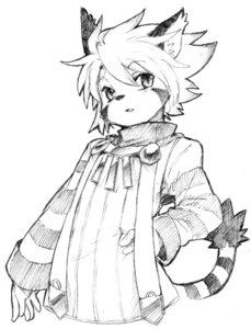 Rating: Safe Score: 0 Tags: 2011 5_fingers american_shorthair anthro clothed clothing cyberconnect2 domestic_cat e621 elh_melizee felid feline felineko felis female fingers front_view fur gou hair half-length_portrait hatching_(art) humanoid_hands little_tail_bronx low_res mammal monochrome portrait shaded short_hair simple_background solatorobo solo stripes tail tail_tuft tuft white_background young young_anthro young_female User: bunchy7s