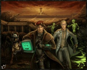 Rating: Safe Score: 0 Tags: arcade_gannon armor artificial_intelligence balvarin belt beret blonde_hair bottomwear brain_dome brown_body brown_fur brown_hair canid canine canis cathode_ray_tube clothing cloud cyberdog_(fallout) cybernetics cyborg cyborg_dog detailed_background doctor's_coat domestic_dog e621 eyewear fallout followers_of_the_apocalypse_(fallout) fungus fur german_shepherd ghoul_(fallout) glasses glowing glowing_one_(fallout) group gun hair handgun hat headgear headwear herding_dog holding_gun holding_object holding_ranged_weapon holding_weapon human landscape machine male mammal mechanical_leg microsoft military_uniform missing_nose mushroom ncr_ranger_(fallout) new_california_republic new_vegas outside pants pastoral_dog pip-boy pistol posthuman ranged_weapon rex_(fallout) ruins shirt the_courier_(fallout) tongue tongue_out topwear undead uniform weapon yes_man_(fallout) User: bunchy7s