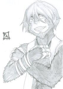 Rating: Safe Score: 0 Tags: 2009 armband athletic athletic_male clothing e621 ear_piercing greyscale haplorhine male mammal monkey monochrome piercing primate ring simple_background solo topwear unknown_artist vest white_background User: bunchy7s