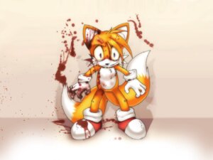 Rating: Questionable Score: 0 Tags: 4:3 4_fingers anthro big_eyes big_head biped black_nose blood blood_on_clothing blood_on_face blood_on_footwear blood_on_ground blood_on_hand blood_on_leg blood_on_wall blood_splatter blue_eyes bodily_fluids canid canine clothing digital_media_(artwork) dipstick_tail e621 featureless_crotch fingers footwear fox front_view full-length_portrait fur gloves hair handwear hi_res legwear looking_at_viewer male mammal markings messy miles_prower mostly_nude multi_tail multicolored_tail orange_body orange_fur orange_hair parody portrait sega shoes short_hair smile socks soft_focus solo sonic_the_hedgehog_(series) standing tail tail_markings toony tyson_hesse wallpaper white_body white_fur User: bunchy7s
