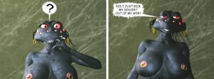 Rating: Explicit Score: 0 Tags: arachnid arthropod breasts comic e621 female lorddarke nipple_piercing nipples non-mammal_breasts non-mammal_nipples piercing red_eyes solo spider User: bunchy7s