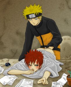 Rating: Explicit Score: 0 Tags: anal blush cum fingering fumio_(faint) gaara human male male_only multiple_males naruto naruto_(series) rule34 sex straight_hair tears uzumaki_naruto yaoi User: bunchy7s