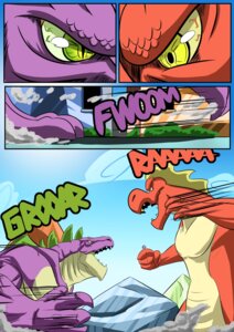 Rating: Safe Score: 0 Tags: absurd_res angry claws cloud comic dialogue dogz777 dragon e621 english_text equid equine fangs female feral fight friendship_is_magic fur green_eyes group hair hasbro hi_res horn looking_at_viewer male mammal my_little_pony mythological_creature mythological_equine mythological_scalie mythology open_mouth outside purple_hair rarity_(mlp) scalie sky smoke spike_(mlp) teeth text unicorn yellow_eyes User: bunchy7s