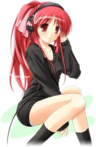 Rating: Explicit Score: 0 Tags: female footwear headphones long_hair lowres onda_aka oversized_clothes ponytail red_eyes red_hair ribbon rule34 short_dress simple_background sitting socks solo sweater tied_hair tomo_no_shippo User: bunchy7s