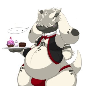 Rating: Questionable Score: 0 Tags: 1:1 2013 anthro anthrofied biped blush bow_(feature) bow_tie bulge butler canid canine clothed clothing cookie cupcake e621 ellipsis food fur furfrou generation_6_pokemon hair hi_res lunarlillium male mammal natural_furfrou nintendo obese obese_anthro obese_male open_clothing open_shirt open_topwear overweight overweight_anthro overweight_male pokemon pokemon_(species) pokemorph shirt simple_background smile solo standing topwear tray underwear waiter white_background white_body white_fur wide_hips User: bunchy7s