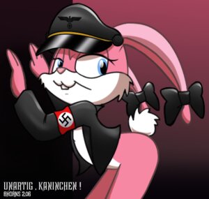 Rating: Explicit Score: 0 Tags: 2006 8_horns anthro armband babs_bunny bent_over blue_eyes bottomless bow female female_only fur furry furry_ears furry_tail hat lagomorph long_ears looking_aside looking_at_viewer mammal nazi open_eyes peaked_cap pink_fur rabbit rule34 side_view smooth_fur solo swastika tagme tail tiny_toon_adventures uncensored User: bunchy7s