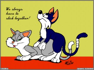 Rating: Explicit Score: 0 Tags: 1994 all_fours animaniacs bandage black_border border crouching doggystyle domestic_cat duo e621 english_text felid feline felis female feral feral_on_feral feralized from_behind_position furrball mammal penetration rita_(animaniacs) sex size_difference tail tail_wraps text tiny_toon_adventures toony vintage warner_brothers wdf wraps User: bunchy7s
