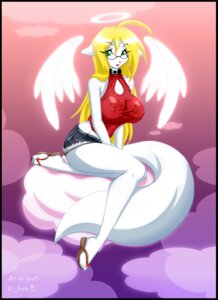 Rating: Questionable Score: 0 Tags: angel anthro big_breasts blonde_hair bottomwear breasts canid canine clothing cloud collar e621 eyewear feathered_wings feathers female footwear fox glasses green_eyes hair heart_symbol hi_res jessica_elwood_(character) looking_at_viewer mammal matypup nipples outside sandals shirt shoes shorts sky skyscape solo tail tank_top topwear wings User: bunchy7s Rating: Questionable Score: 0 Tags: angel anthro big_breasts blonde_hair bottomwear breasts canid canine clothing cloud collar e621 eyewear feathered_wings feathers female footwear fox glasses green_eyes hair heart_symbol hi_res jessica_elwood_(character) looking_at_viewer mammal matypup nipples outside sandals shirt shoes shorts sky skyscape solo tail tank_top topwear wings User: bunchy7s