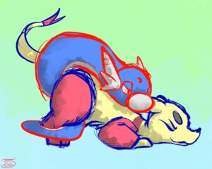 Rating: Explicit Score: 0 Tags: 5:4 all_fours ambiguous_gender conditional_dnp dratini duo e621 generation_1_pokemon generation_5_pokemon green_background head_wings klaide male mienfoo nintendo pokemon pokemon_(species) sex simple_background unusual_wing_placement wings User: bunchy7s