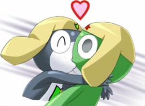 Rating: Safe Score: 0 Tags: ambiguous_gender amphibian anthro clothing duo e621 hat headgear headwear heart_symbol hug keronian keroro kissing love sgt._frog tamama tamama-island User: bunchy7s
