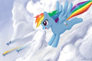 Rating: Safe Score: 0 Tags: 3:2 blue_body blue_feathers blue_fur cloud cutie_mark detailed_background e621 equid equine feathered_wings feathers female feral flying friendship_is_magic fur group hair hasbro john_joseco mammal misty_fly_(mlp) multicolored_hair multicolored_tail my_little_pony mythological_creature mythological_equine mythology open_mouth outside pegasus purple_eyes rainbow_dash_(mlp) rainbow_hair rainbow_tail sky skyscape soarin_(mlp) spitfire_(mlp) tail toony wings wonderbolts_(mlp) User: bunchy7s