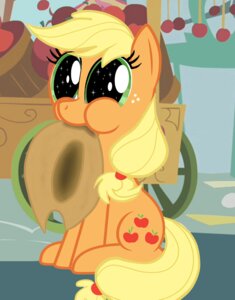 Rating: Safe Score: 0 Tags: 2012 animated animated_gif apple applejack_(mlp) big_eyes blonde_hair chewing clothing cowboy_hat cutie_mark e621 earth_pony equid equine female feral food freckles friendship_is_magic fruit green_eyes hair hasbro hat headgear headwear horse keanno long_hair mammal my_little_pony om_nom_nom plant pony ponytail short_playtime sitting solo tail User: bunchy7s