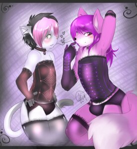 Rating: Questionable Score: 0 Tags: 2009 aiwait_(aiwait) anthro black_hair blush bulge canid canine character_request choker clothed clothing corset crossdressing cyn. digital_media_(artwork) domestic_cat duo e621 ear_piercing felid feline felis femboy fox fur garter_belt garter_straps hair heart_symbol hi_res jewelry legwear lingerie male mammal necklace panties piercing pink_body pink_fur pink_nose purple_hair shaded stockings tail topwear unavailable_at_source underwear white_body white_fur young young_anthro young_male User: bunchy7s Rating: Questionable Score: 0 Tags: 2009 aiwait_(aiwait) anthro black_hair blush bulge canid canine character_request choker clothed clothing corset crossdressing cyn. digital_media_(artwork) domestic_cat duo e621 ear_piercing felid feline felis femboy fox fur garter_belt garter_straps hair heart_symbol hi_res jewelry legwear lingerie male mammal necklace panties piercing pink_body pink_fur pink_nose purple_hair shaded stockings tail topwear unavailable_at_source underwear white_body white_fur young young_anthro young_male User: bunchy7s